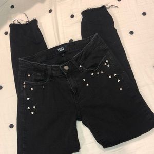 Paige black skinny jeans
